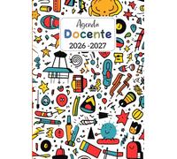 2026 2027 Agenda del Docente: Registro docenti - Elegante Pianificatore Settimanale da Settembre 2026 a Luglio 2027 - una settimana su due pagine - ... della Scuola - Formato A4 - 178 pagine