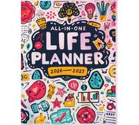 2026-2027 All-in-One Life Management Planner: 2-Year Weekly & Monthly Dated Agenda with Habit Trackers, Financial Budgeting, and Goal Setting | Sunday Start, Large 8.5 x 11 Inches, 130 Pages