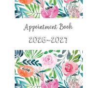 2026-2027 Appointment Book: Client Booking for Salons, Hairdressers, Spa and Nail, Weekly Planner 15 Minute Increment with tabs