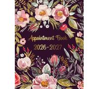 2026-2027 Appointment Book: Weekly Client Booking for Salons, Hairdressers, Spa and Nail, 15 Minute Increment with tabs