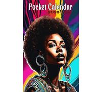 2026-2027 Black Girl Pocket Planner For Purse: Schedule Organizer Small Size 2-Year From January 2026 To December 2027