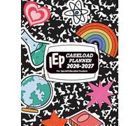2026-2027 IEP Caseload Planner: Special Education Organizer For Teachers With 50 students' profiles | Academic School Year from July 2026 to June 2027.