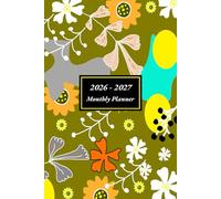 2026-2027 Monthly Planner: 2 Years from January 2026 through December 2027 with Holidays - Medium size 6x9