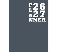 2026 2027 Monthly Planner: 24 Months from January 2026 to December 2027 | Large Print 8.5" x 11"