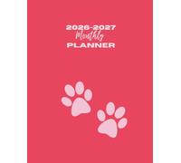 2026 2027 Monthly Planner a4: Pink. 24 Months, From Jan 2026 to Dec 2027. With Contacts, Passwords, Important dates, UK Holidays, Monthly Expenditure and extra Notes pages 8.5x11in size