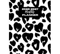 2026-2027 Monthly Planner Animal Print: A4/8.5 x 11inch Size. 24 Months, From Jan 2026 to Dec 2027. With Contacts, Passwords, Important dates, Holidays, Monthly Expenditure and extra Notes pages .