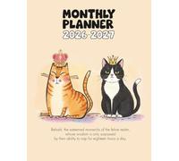 2026 - 2027 Monthly Planner: Daily Time Management Book with Royal Cat Cover Design | 24 Months Organizer | 8.5x11in