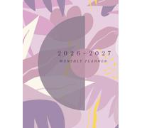 2026-2027 Monthly Planner: Large 2-Year Calendar & Organizer (8.5x11) | 24-Month Schedule with Holidays, Notes & Goal Tracking | Elegant Purple Floral Design