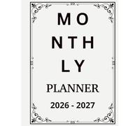 2026 - 2027 Monthly Planner : Two year Agenda Calendar Heritage with interior design & Vintage Vision / Classic style