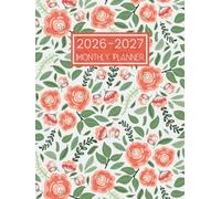 2026-2027 Monthly Planner: Two-Year Diary Month to View Calendar from January 26 to December 27 || 24 Months Agenda Schedule Organiser with Holidays & Inspirational Quotes || Large Size - UK Edition