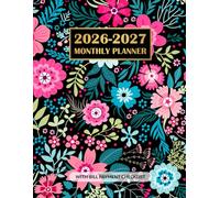 2026-2027 Monthly Planner with Bill Payment Checklist: Large Two Year (January to December) Bill Tracker Notebook.