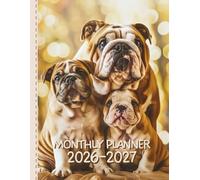 2026-2027 Monthly Planner with Purebred Bulldog Cover: Two-Year Organizer with Quotes, Monthly Calendar, Notes & Finance Tracker (January 2026 - December 2027)