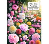 2026-2027 Planner Large Print: Two Year Calendar, UK & USA Holidays, Organize Your Appointments, Reminders & Notes