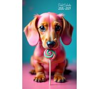 2026-2027 Pocket Calendar: 2 Year Pocket Planner January 2026 - December 2027 | Dachshund Design for Cute Dogs Lovers