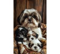 2026-2027 Pocket Calendar: 2 Year Pocket Planner January 2026 - December 2027, Shih Tzu Dog Design