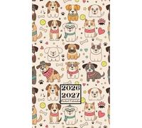 2026-2027 pocket calendar: Monthly Planner For Purse 2 Year from January 2026 to December 2027 with Inspirational Quotes / Dog Cover