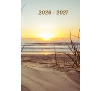 2026-2027 Purse Calendar Beach Grass Edition: Two-Year Monthly Planner with Holidays, Seasons, Daylight Saving, and Full Moons (5.5 × 8.5 Trim)