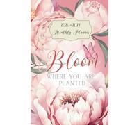 2026-2027 Small Size Monthly Planner: 5x8 Inches of Two Years Calendar Schedule Organizer January to December with Holidays Bloom Where You Are Planted Cover