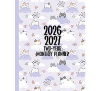 2026 2027 Two-Year Monthly Planner: Sophisticated Monthly Organizer with Motivational Quotes, Contact Lists, and Password Sections - Perfect for Cat Enthusiasts