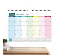 2026-2027 Wall Calendar, 18-month Weekly Daily With Holidays | Jan 2026 To June 2027 Desk Wall Calendar | For Schedule Planning Home Office School Classroom Family Christmas