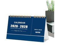 2026-2028 Calendar Planner - Monthly, Weekly, and Daily Organizer for 3 Years, Practical Desk Planner for Home, Office, School, Dorm, Apartment, Teachers, Students, Family, Christmas, and Holiday