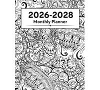2026-2028 Monthly Planner: 3 Years Diary Month to View Calendar from January 2026 to December 2028, 36 Months Appointment Book with Holidays.