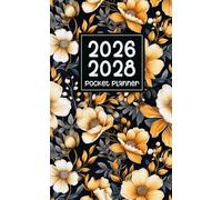 2026-2028 pocket planner: 3 Year from Jan 2026 - Dec 2028 with Inspirational Quotes and Phases of the moon