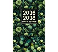 2026-2028 pocket planner: 3 Year from Jan 2026 - Dec 2028 with Inspirational Quotes and Phases of the moon