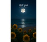 2026-2028 Pocket Planner: 3 year Pocket Calendar January 2026 to December 2028, with Holidays and Inspirational Quotes | Beach and Flowers Cover