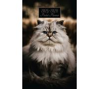 2026-2028 Pocket Planner: 3 year Pocket Calendar January 2026 to December 2028, with Holidays and Inspirational Quotes | Persian Cat Cover