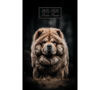 2026-2028 Pocket Planner: 3 year Pocket Calendar January 2026 to December 2028, with Holidays and Inspirational Quotes | Chow Chow Dog Cover