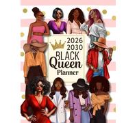 2026-2030 Black Girl Planner: Schedule Organizer From January 2026 to December 2030 (60 Months) with Holidays
