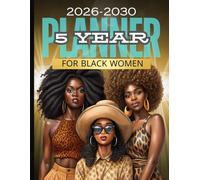 2026-2030 Empowerment Planner for Black Women: 5-Year Goal & Growth Organizer with Holiday Tracker - Undated Monthly & Weekly Layouts, Leopard Print ... for Work, School & Personal Development
