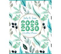 2026-2030 July to June Monthly Planner: 4 Years Weekly and Monthly Schedule Organizer with Calendars | Large 48 Month Agenda with Goals & Notes July 2026-June 2030 (Floral Feathers Cover)