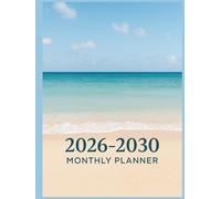 2026-2030 Monthly Planner: 5 Year Diary Two Pages Per Month From January 2026 To December 2030 for Personal & Professional Goals - 165 pages