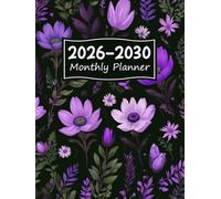 2026-2030 Monthly Planner: 5-Year From January 2026 To December 2030 ( Monday Start + Quotes )