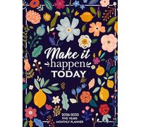 2026-2030 Monthly Planner:: Five Year Calendar from January 2026 to December 2030 || 60 Months Schedule Organizer with Federal Holidays || Large Size - Floral Cover