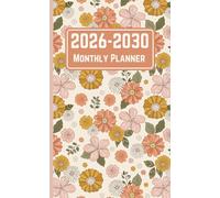 2026-2030 Monthly Pocket Planner: 5 Years Monthly Calendar and Organizer From January 2026 To December 2030