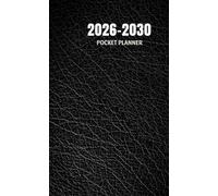 2026-2030 Pocket Planner: Five Years Monthly Calendar (from January 2026 to December 2030) with Holidays
