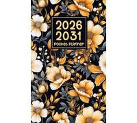 2026-2031 pocket planner: 6 Year from Jan 2026 - Dec 2031 with Inspirational Quotes and Phases of the moon