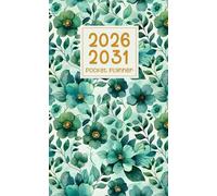 2026-2031 pocket planner: 6 Year from Jan 2026 - Dec 2031 with Inspirational Quotes and Phases of the moon
