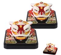 2026 3D Lion Dance Time Piece Calendar, DIY Tear-Away Artsy Pad, Paper Carving Sticky Notes, Desktop Decor Gift for New Year Housewarming Home Office (2)
