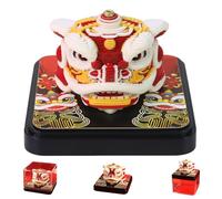 2026 3D Lion Dance Time Piece Calendar,Lion Dance DIY Tear-Away Artsy Pads,Creative Paper Carving Desktop Decor Sticky Notes for Office Home Gifts Ornaments
