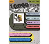 2026 5-in-1 Word Search Book: 500 Puzzles, 10,000+ Words, 25+ Themes, 2 Puzzles Per Page & Illustrated Pages With Solutions Included