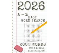 2026 A-Z Easy Word Search Puzzles: A Little Distraction