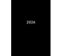 2026: A4 Terminkalender ohne Uhrzeiten | 1 Woche auf 2 Seiten ohne Zeit | Wochenplaner ohne Zeiteinteilung | Kalenderbuch Organizer | Wochenkalender Terminplaner | Buchkalender Jahresplaner | Schwarz