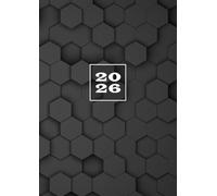 2026: A4 Terminkalender ohne Zeit | 1 Woche auf 2 Seiten Terminplaner | Wochenplaner ohne Zeiteinteilung | Kalenderbuch Organizer | Wochenkalender Agenda | Buchkalender Jahresplaner | Grau Abstrakt