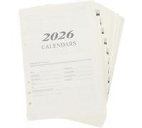 2026 A5 Paper Refill, Refills for A5 Notebooks with 180 Sheets 6 Holes Filling Paper Folders, para Estudiantes Notas Diarios Compatible Carpetas Superficie Lisa Para Escritura Pintura