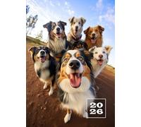 2026: A5 Tageskalender mit 1 Tag auf 1 Seite | Deutsche Feiertage | Jahresplaner Terminkalender | Tagesplaner Wochenkalender | Deutschland Buchkalender | Lustige Hunde