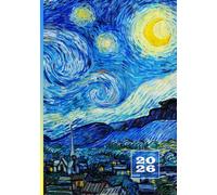 2026: A5 Tageskalender mit 1 Tag auf 1 Seite | Deutsche Feiertage | Jahresplaner Terminkalender | Tagesplaner Wochenkalender | Deutschland Buchkalender | Vincent Van Gogh Sternennacht